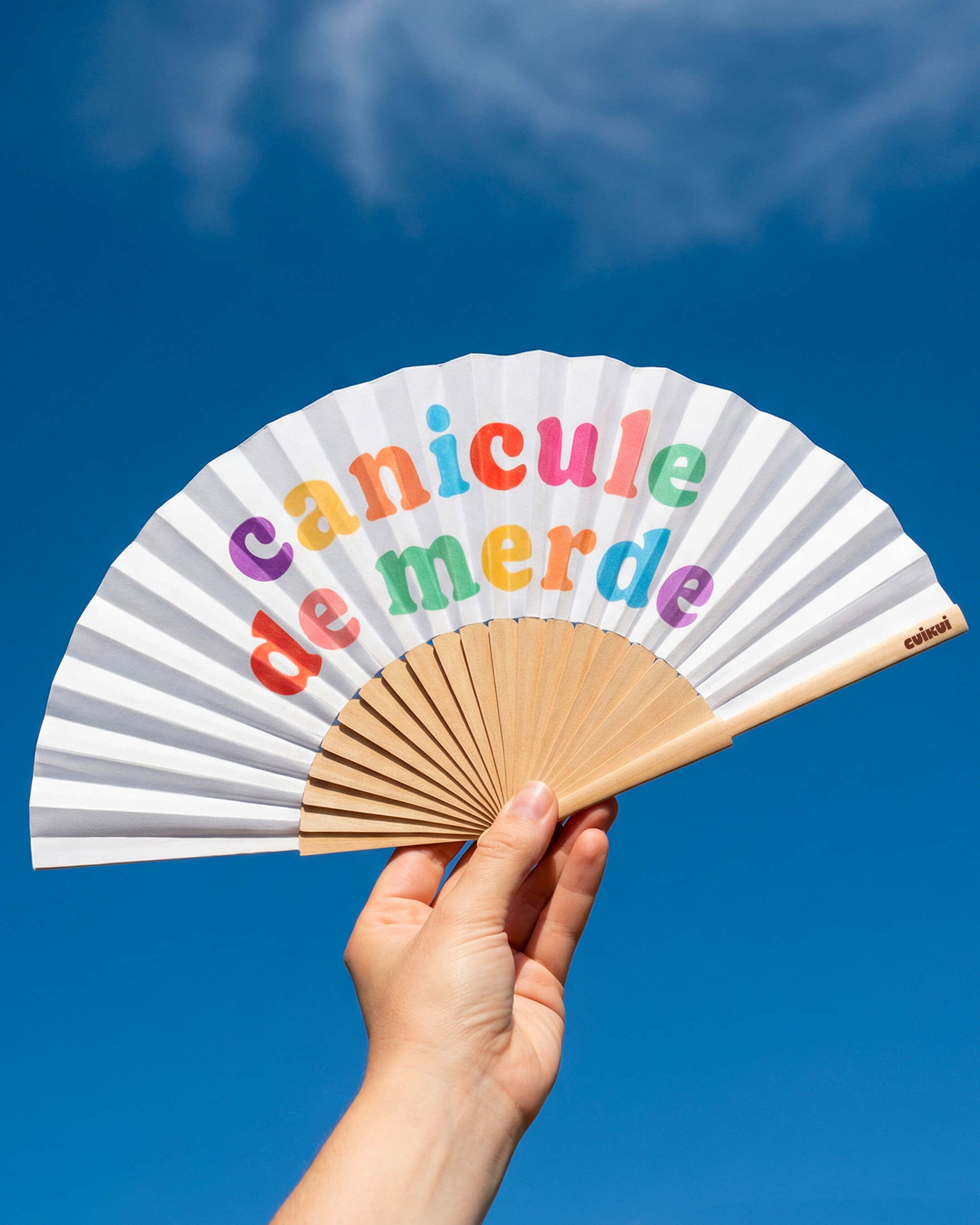 Éventail Canicule de Merde