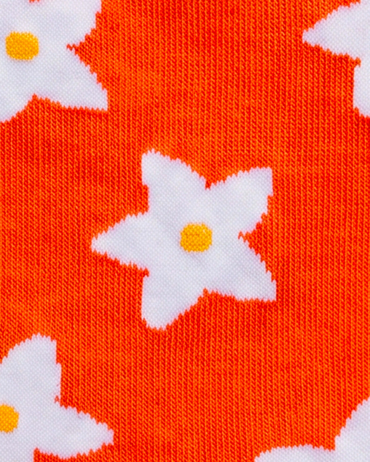 Chaussettes White Flowers
