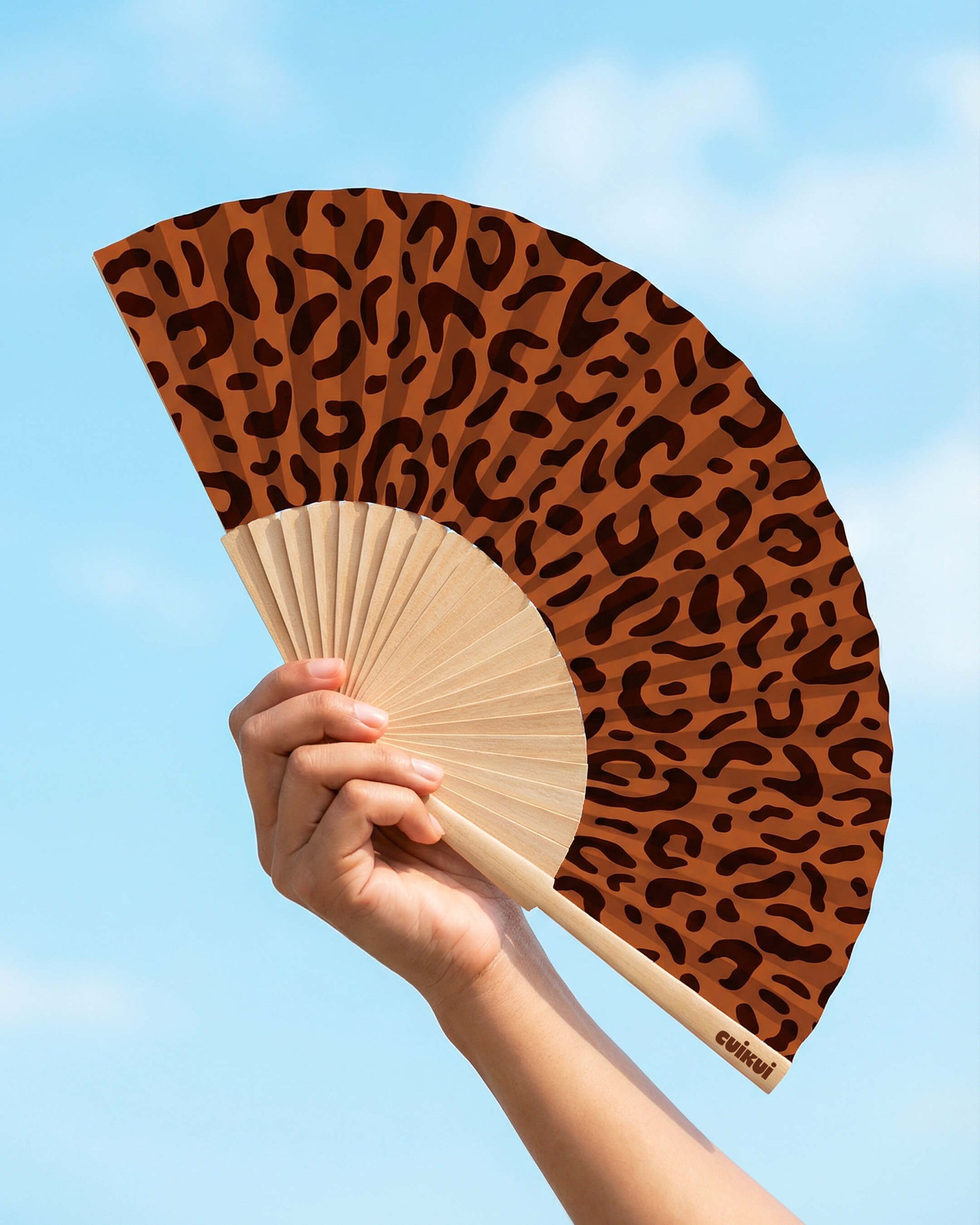 Éventail Dark Leopard